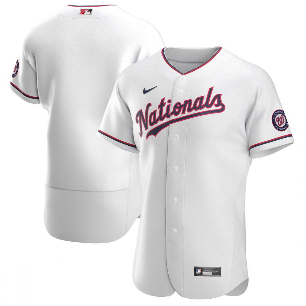 Men's Washington Nationals White Alternate Jersey