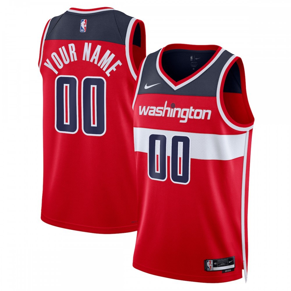 Men's Washington Wizards 2022/23 Red Icon Swingman Jersey