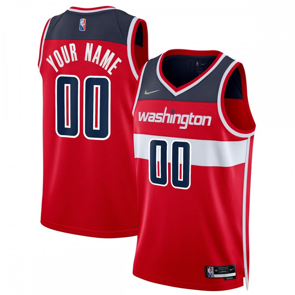 Kids' Washington Wizards 2021/22 Red Icon Swingman Jersey