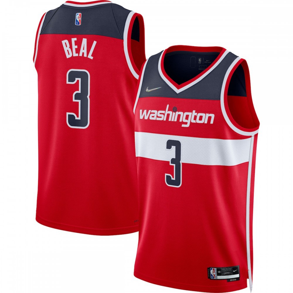 Kids' Washington Wizards 2021/22 Red Icon Swingman Jersey