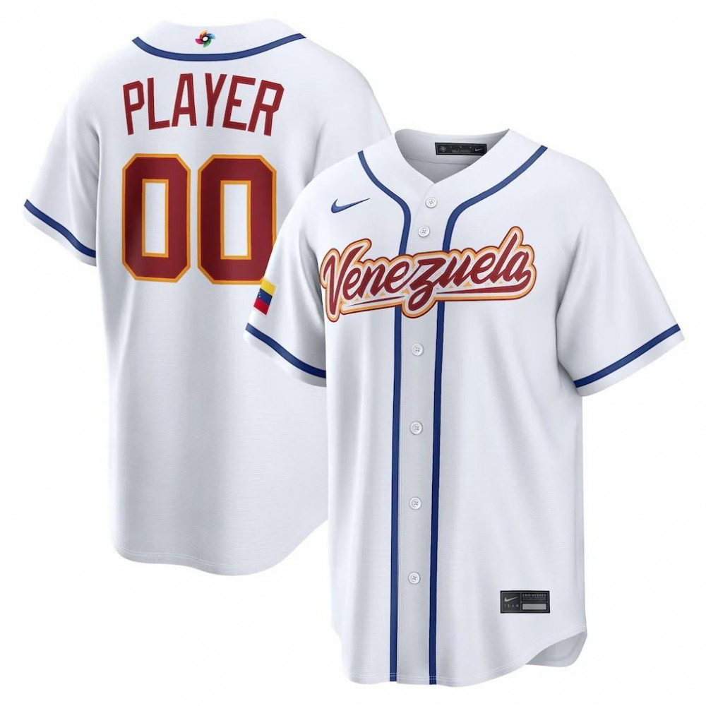 Kids' Venezuela 2026 White Classic Jersey