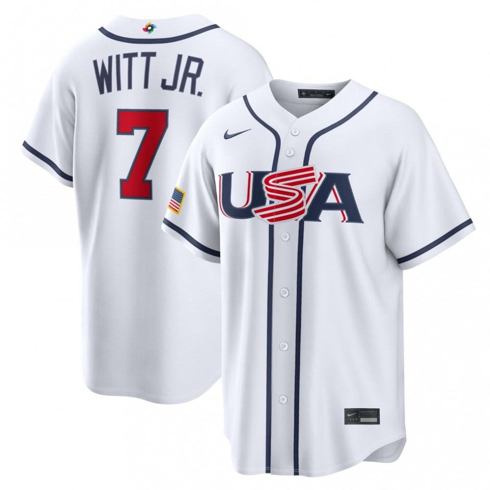Kids' USA 2026 White Classic Jersey