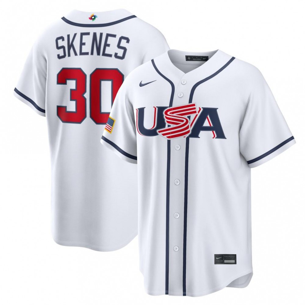 Kids' USA 2026 White Classic Jersey