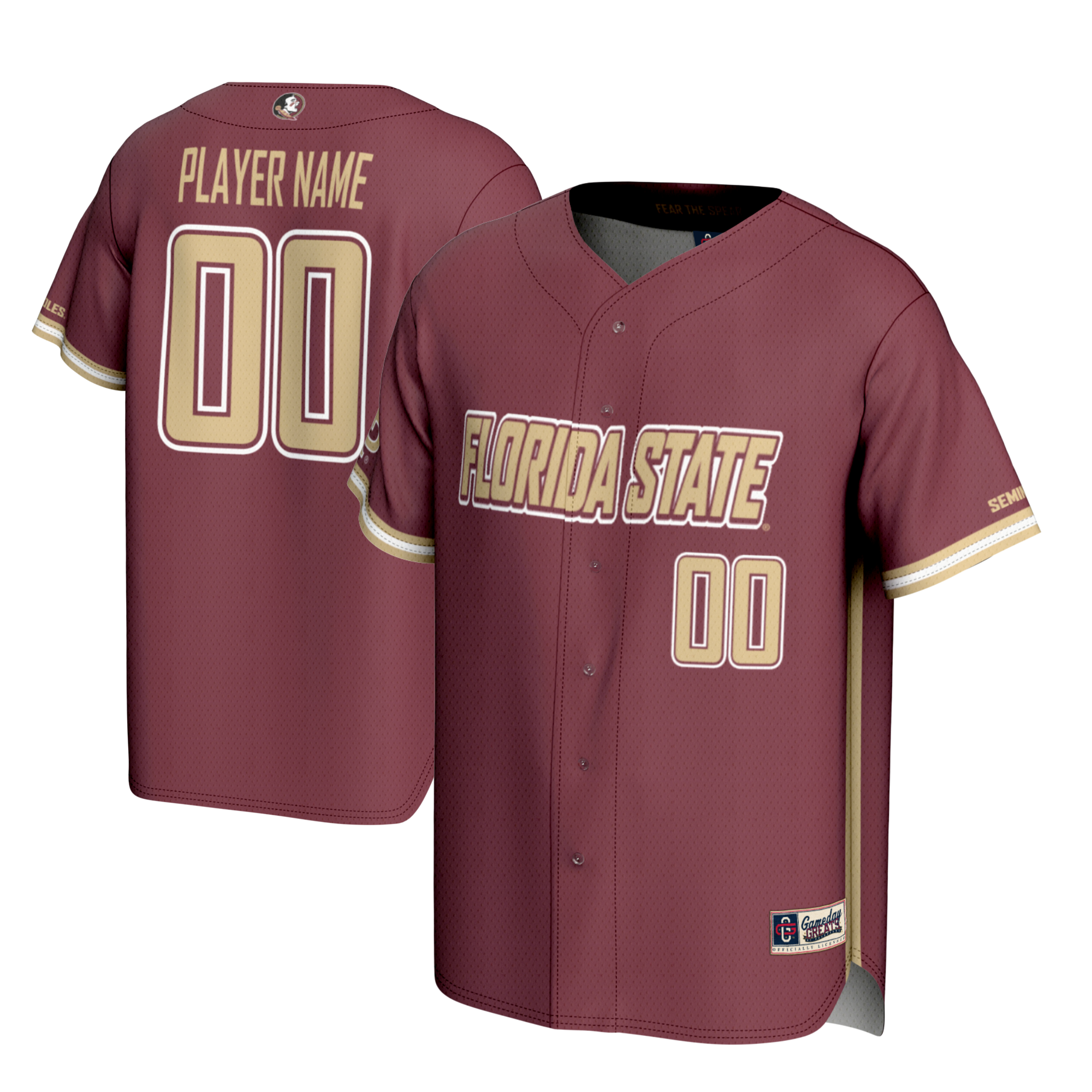 Kids' Florida State Seminoles Player Jersey