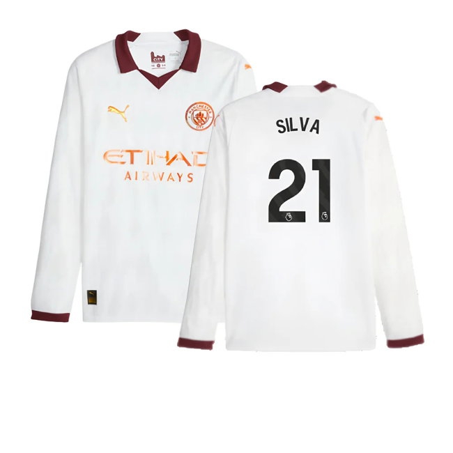 Men's Man City 2023/24 City Long Sleeve Jersey