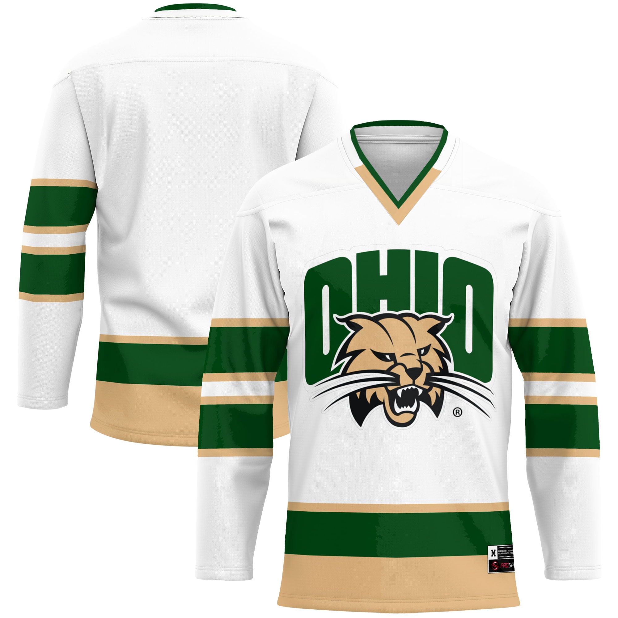 Men's Ohio Bobcats Green Jersey