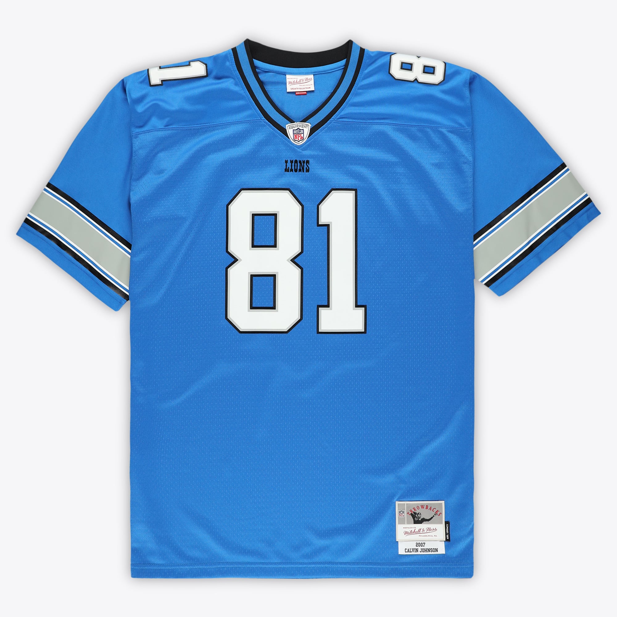 Women's Detroit Lions Blue Player Jersey