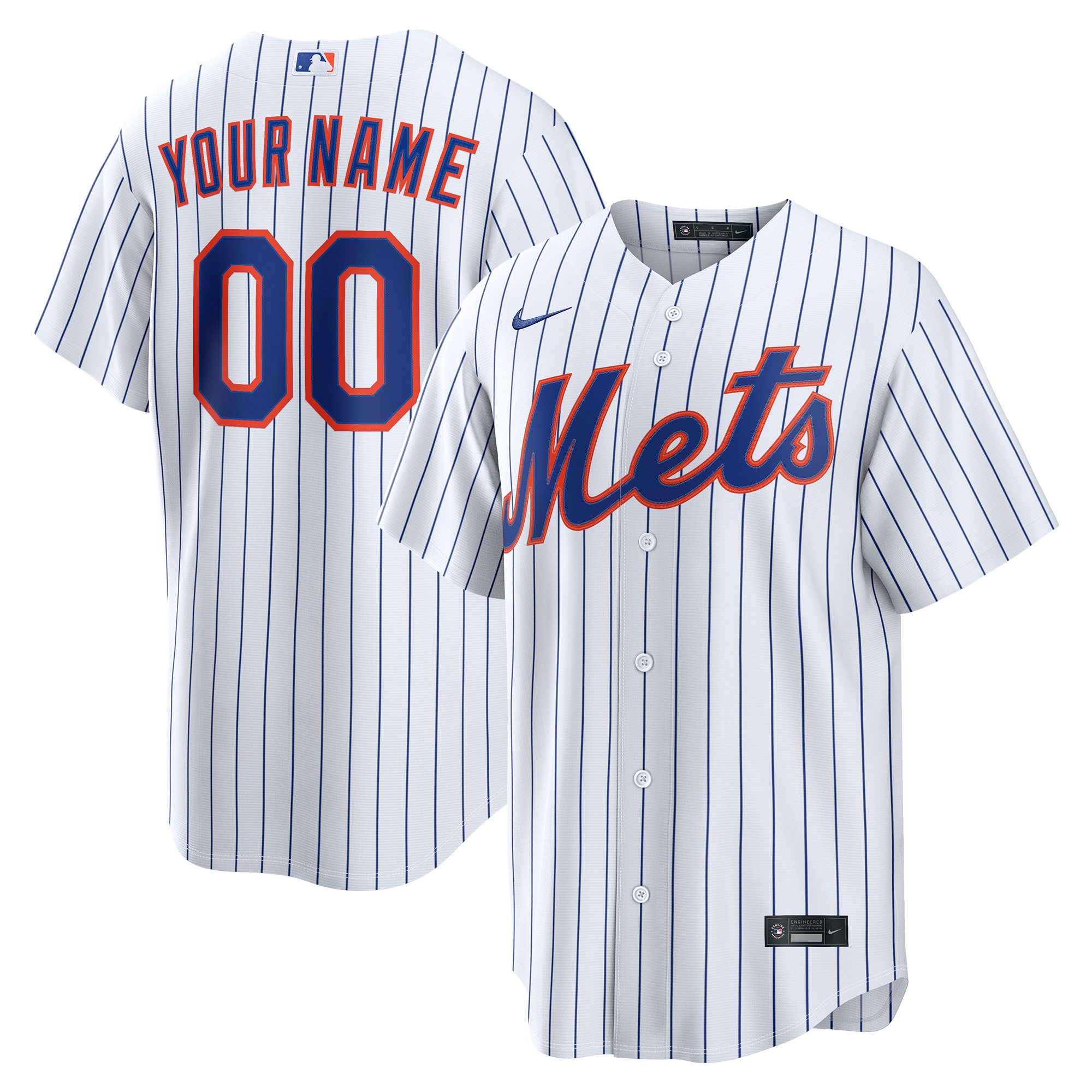 Women's New York Mets White Replica Jersey