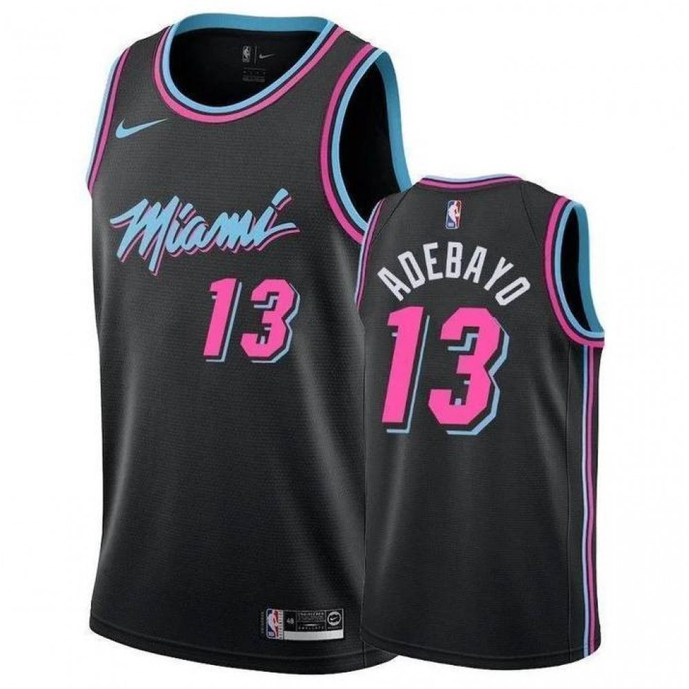 Kids' Miami Heat Black City Swingman Jersey