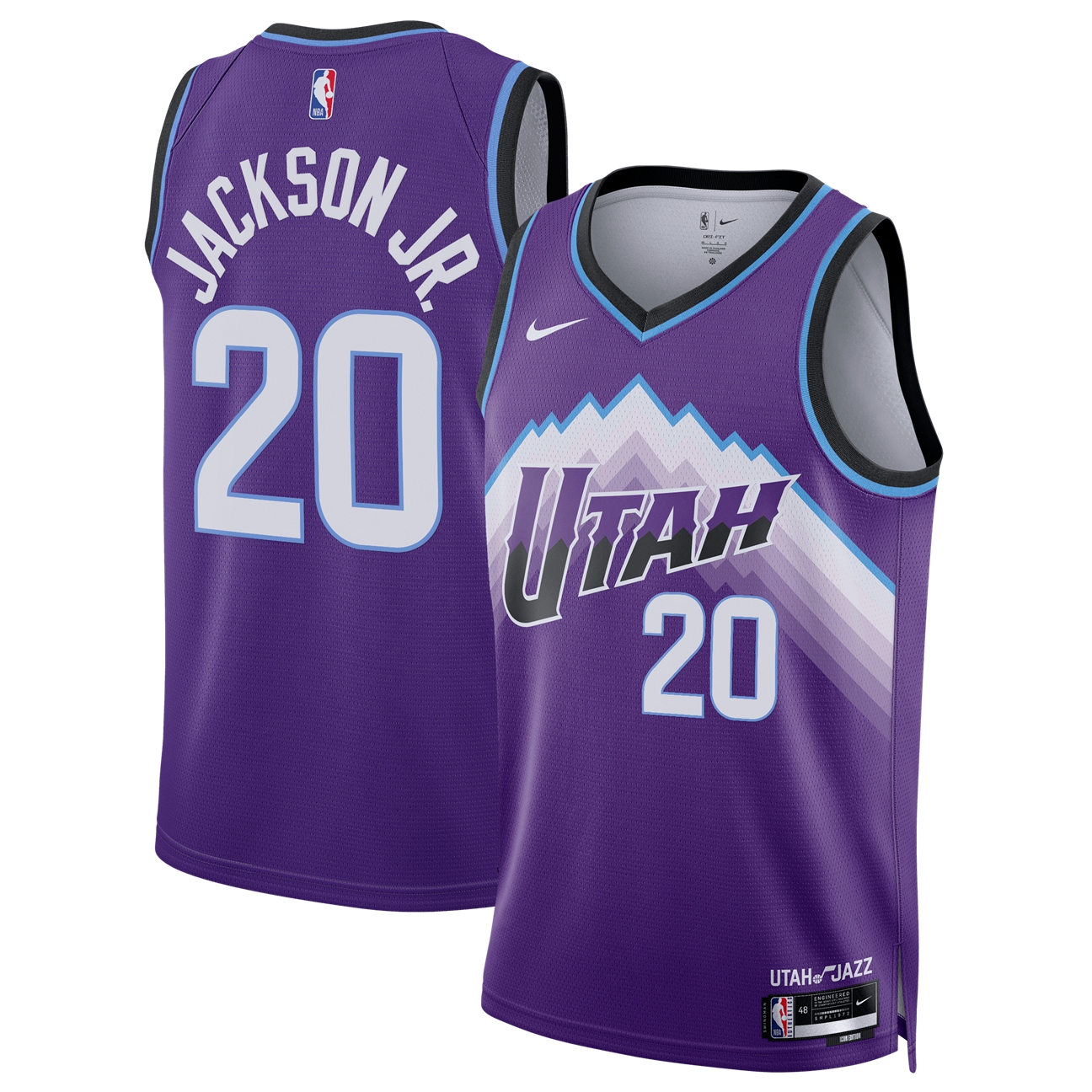 Men's Utah Jazz Purple Icon Swingman Jersey