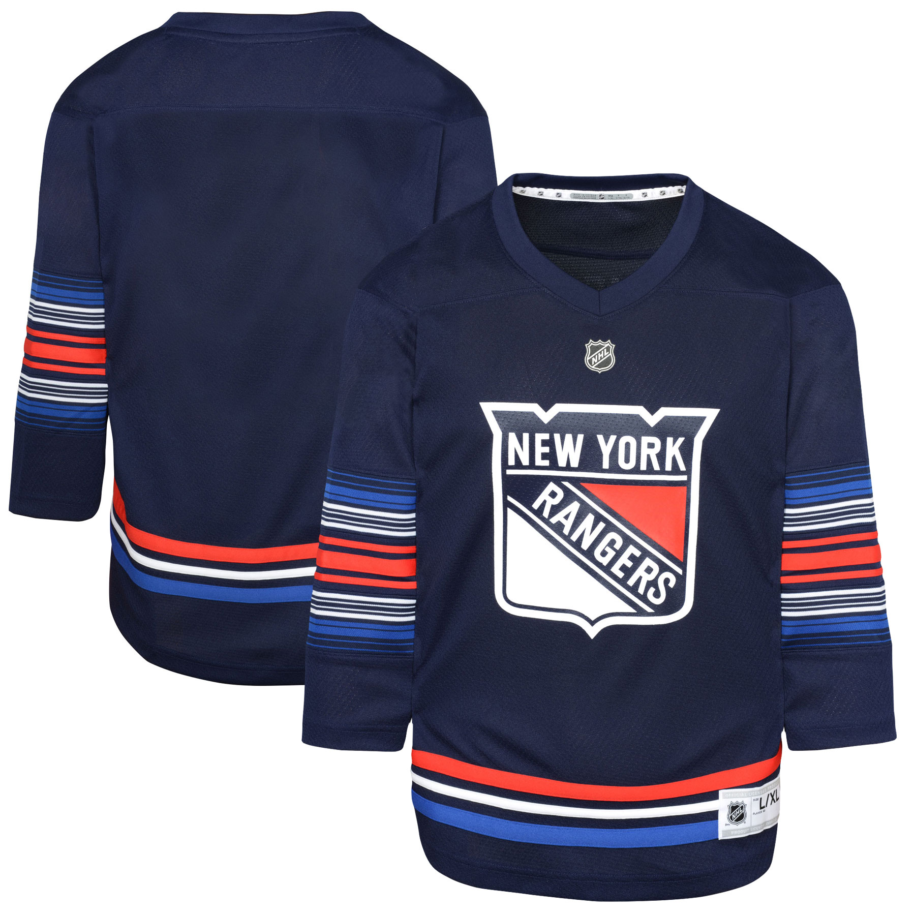 Men's New York Rangers Navy Replica Jersey