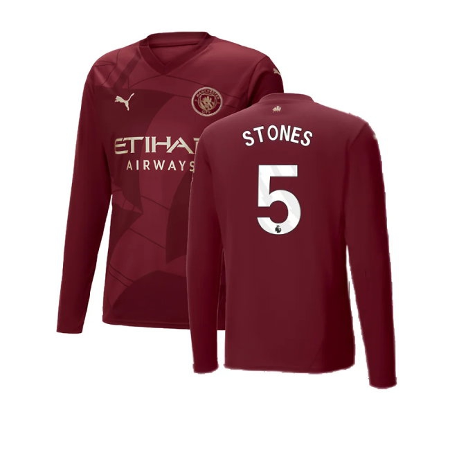 Men's Man City 2024/25 City Long Sleeve Jersey