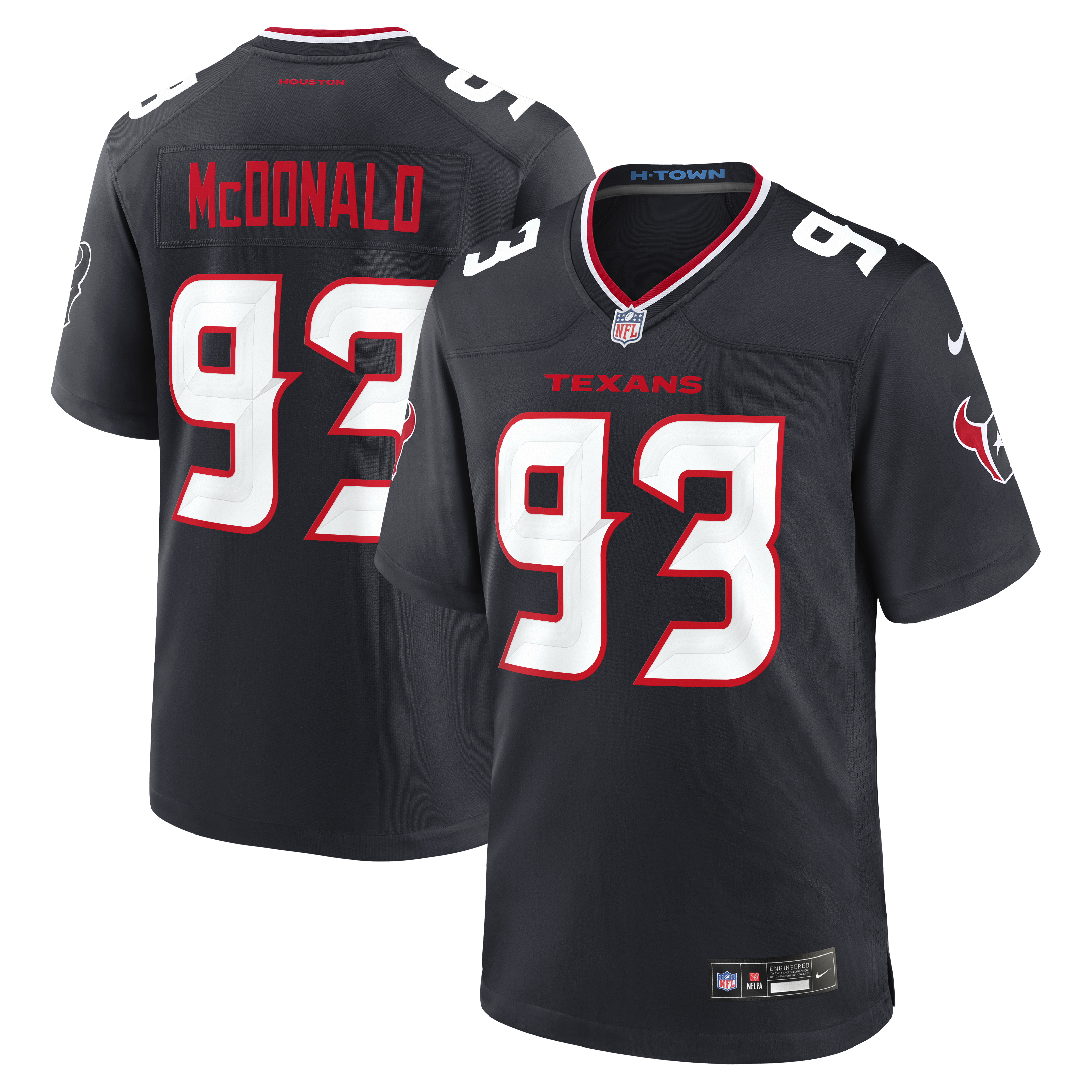 Women's Houston Texans Navy Game Jersey
