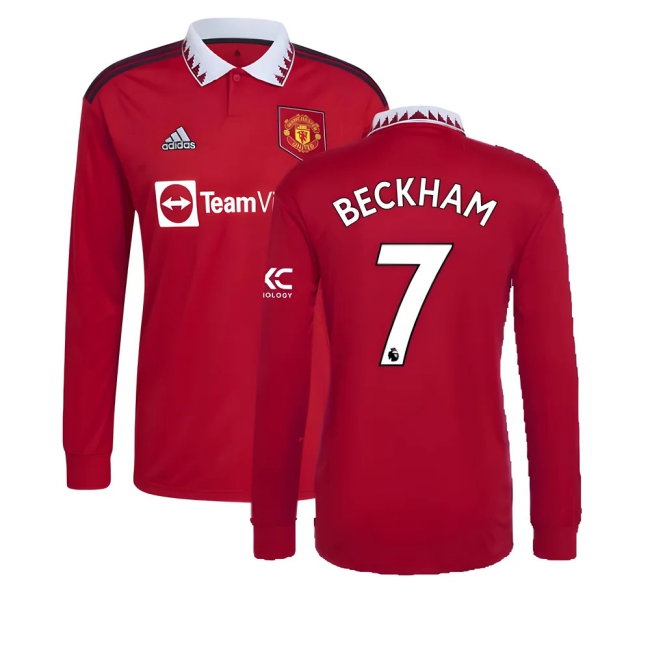 Men's Man Utd 2022/23 Home Long Sleeve Jersey
