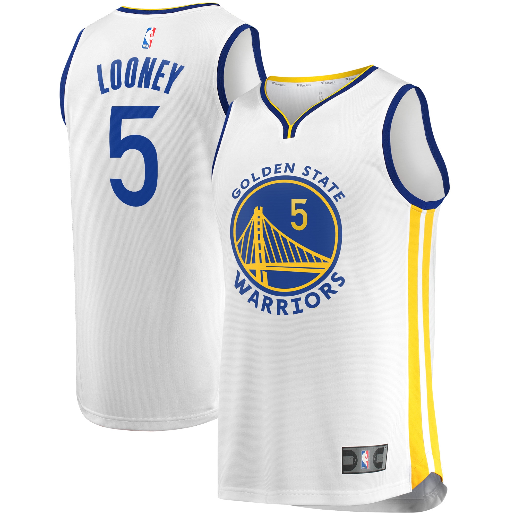 Men's Golden State Warriors White Player Jersey