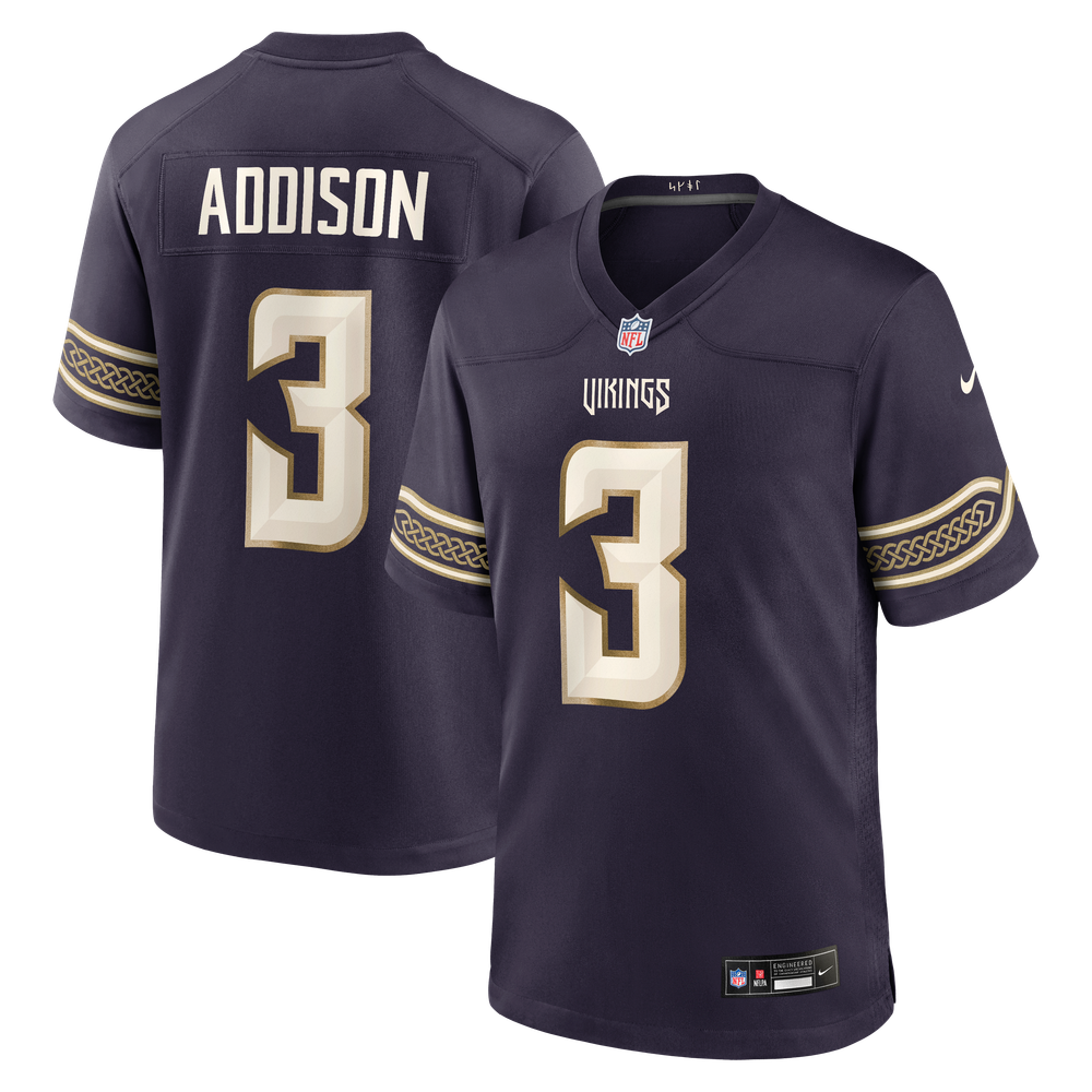 Kids' Minnesota Vikings 2026 Purple Rivalries Game Jersey