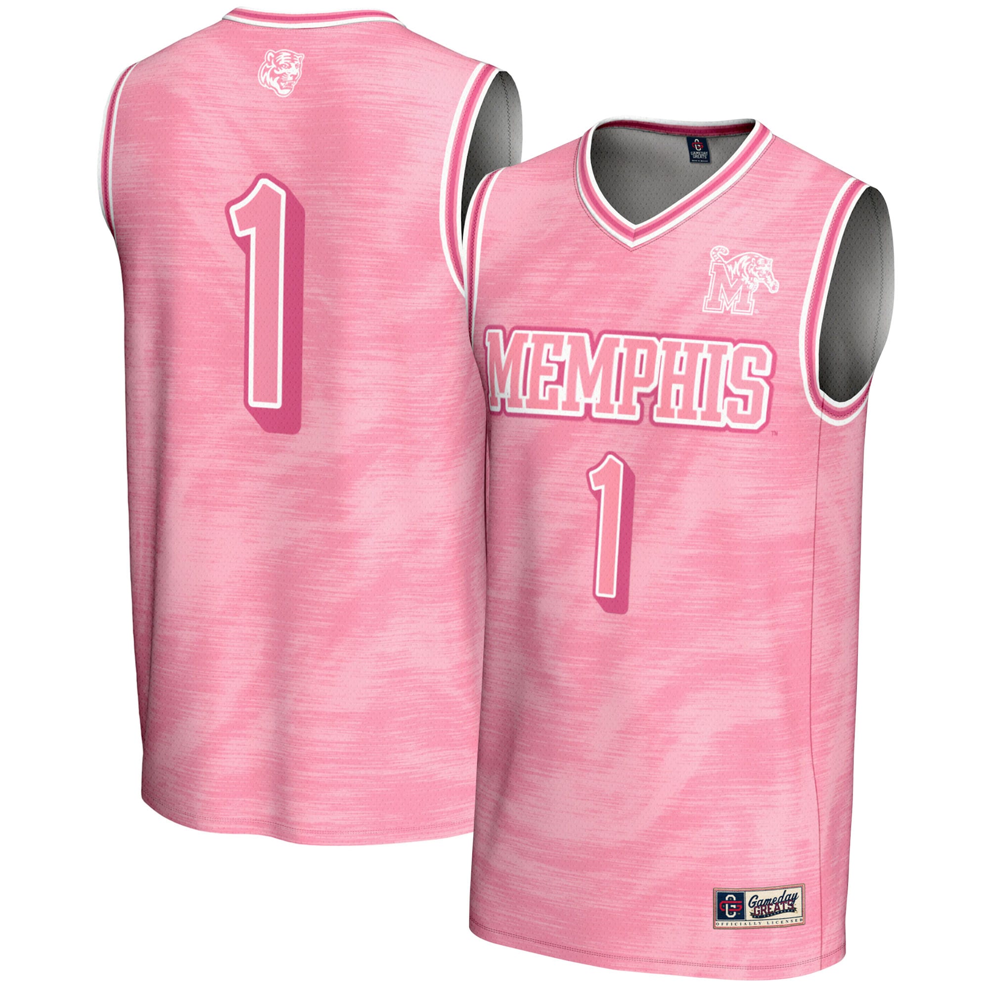Women's Memphis Tigers Pink Fashion Jersey
