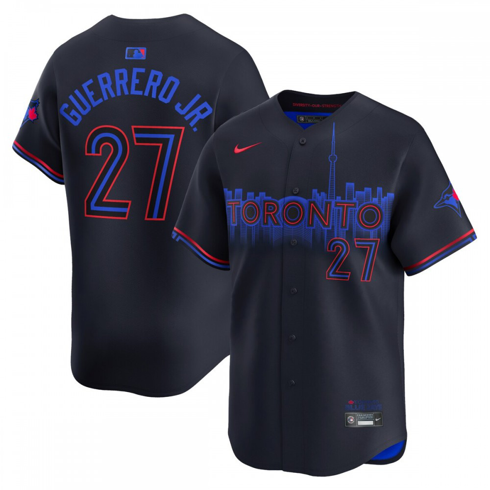 Women's Toronto Blue Jays 2024 Black City Limited Jersey