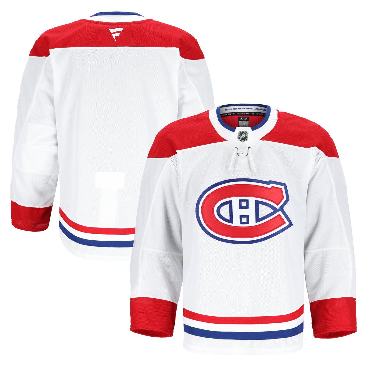 Men's Montreal Canadiens White Pro Jersey