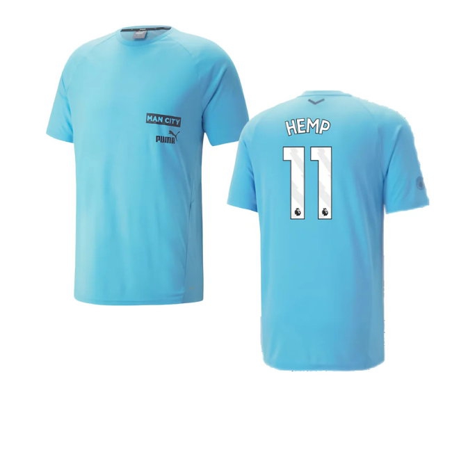 Women's Man City 2023/24 Blue City Tee