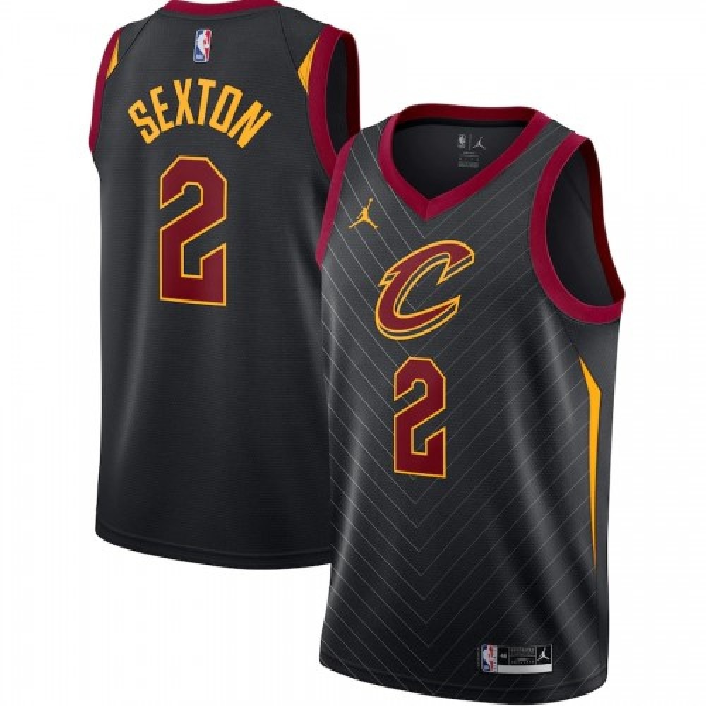 Women's Cleveland Cavaliers 2020/21 Black Statement Swingman Jersey