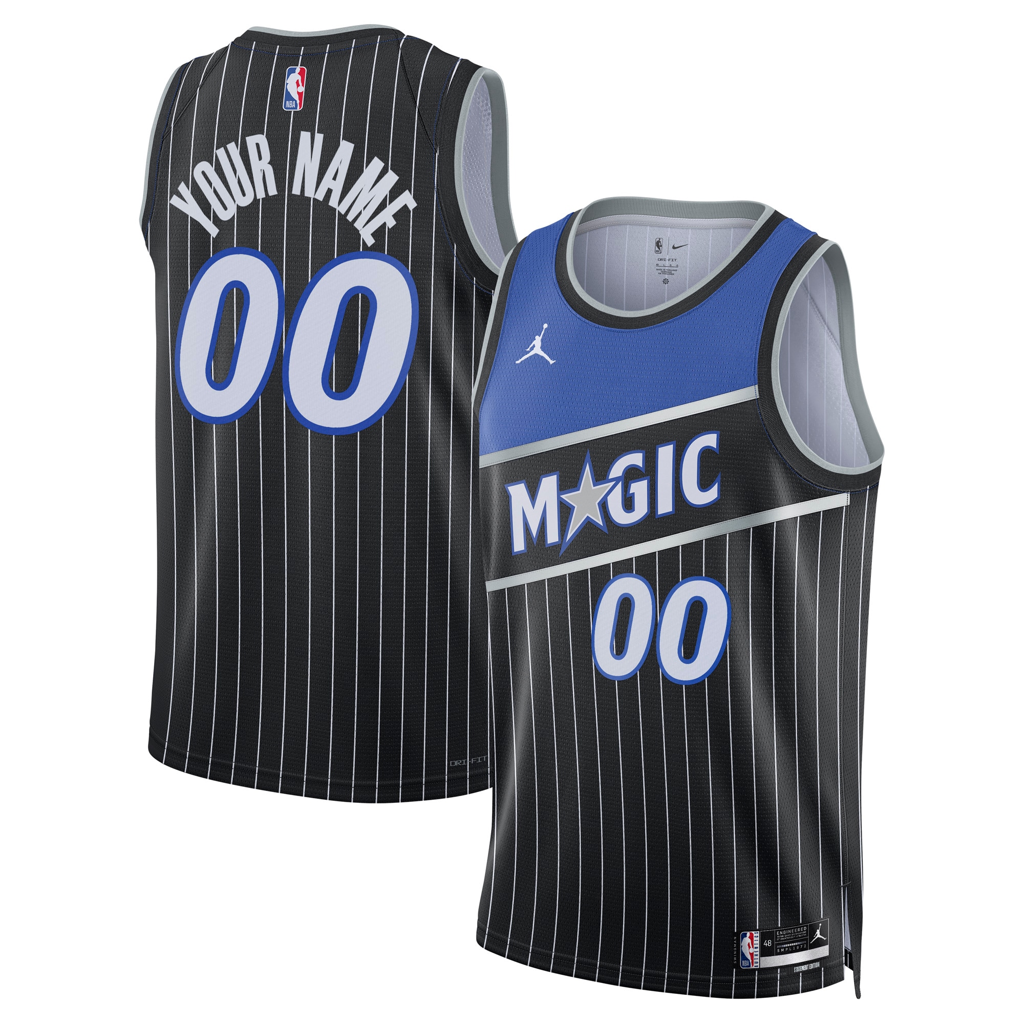 Men's Orlando Magic Black Statement Swingman Jersey