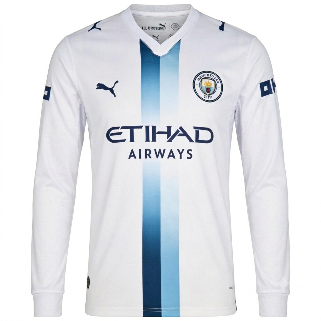 Kids' Manchester City 2026/27 City Long Sleeve Jersey