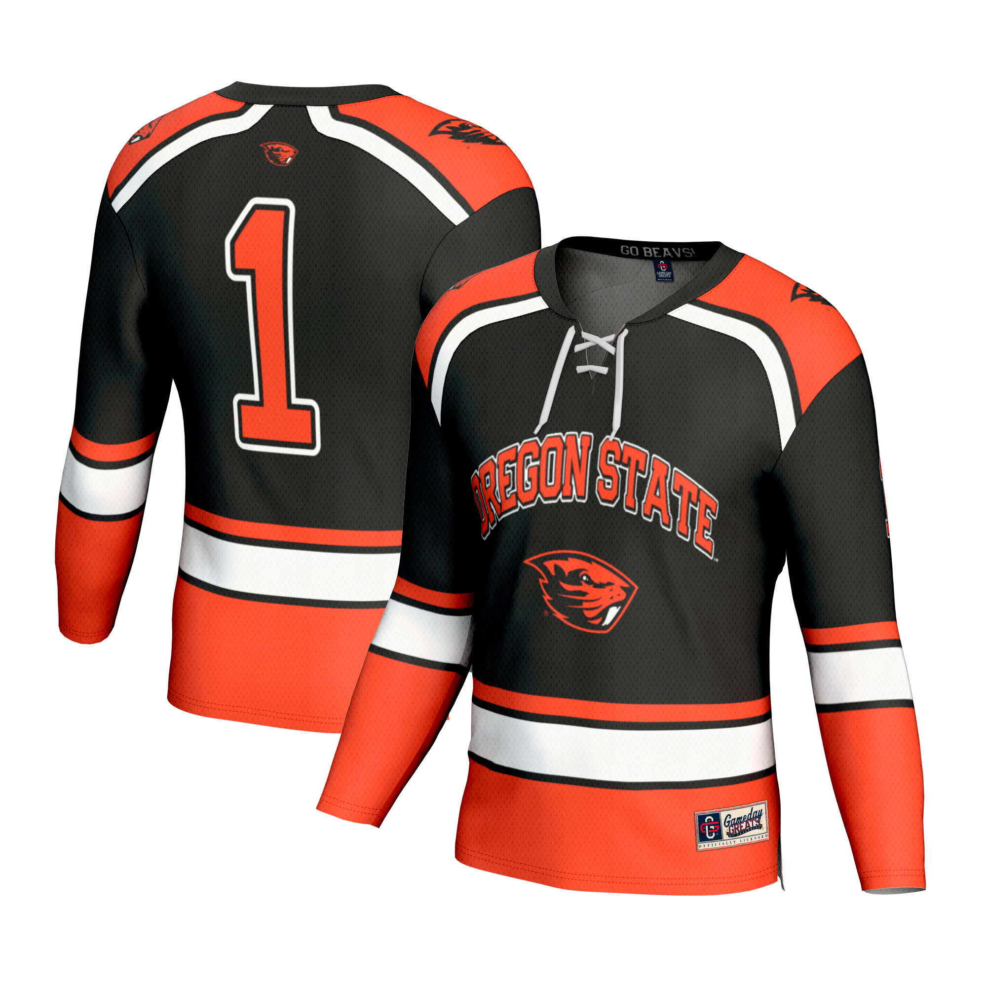 Kids' Oregon State Beavers Black Fashion Jersey