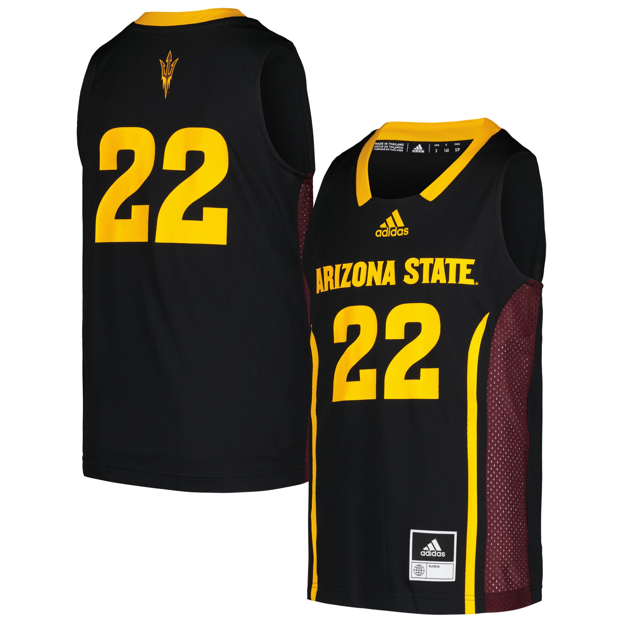Men's Arizona State Sun Devils Black Swingman Jersey