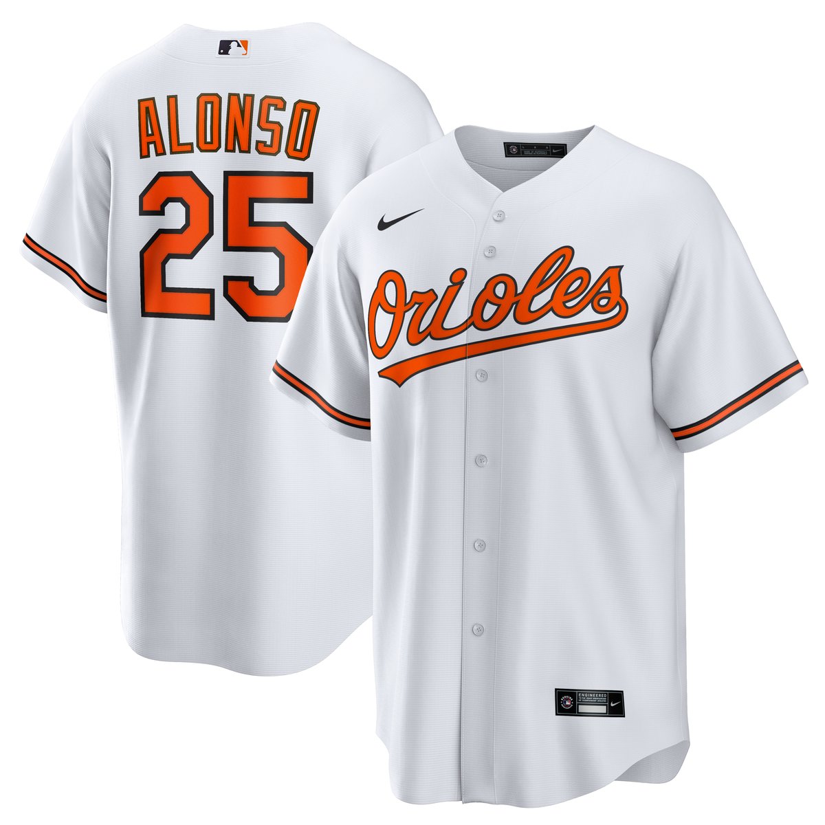 Kids' Baltimore Orioles White Replica Jersey