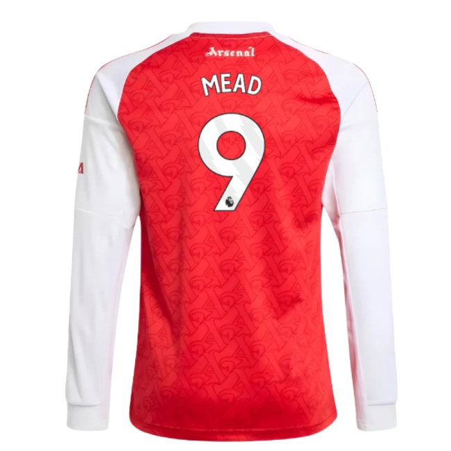 Women's Arsenal 2025/26 Home Long Sleeve Jersey