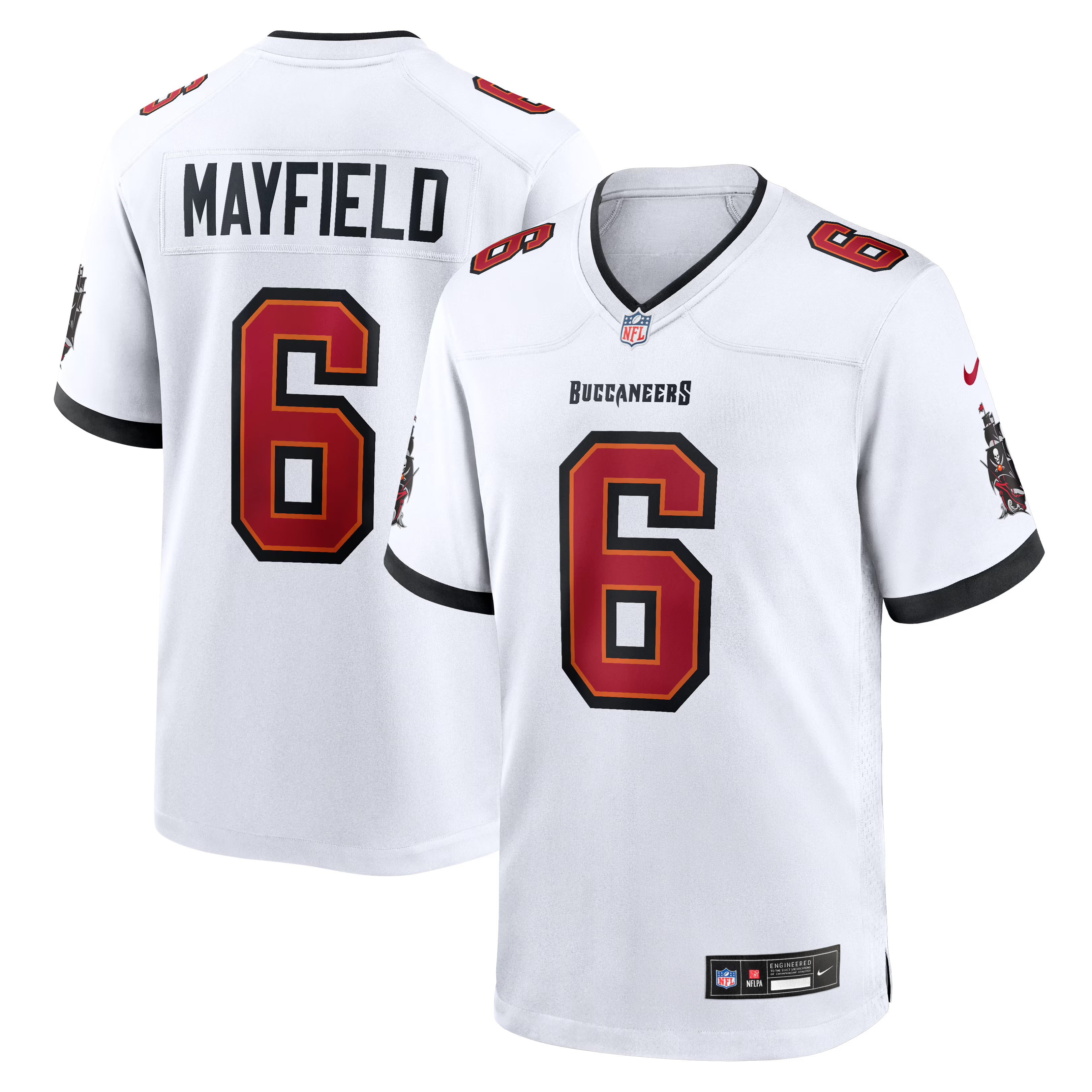 Women's Tampa Bay Buccaneers White Game Jersey