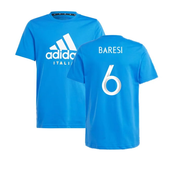 Men's Italy 2024/25 Blue Tee
