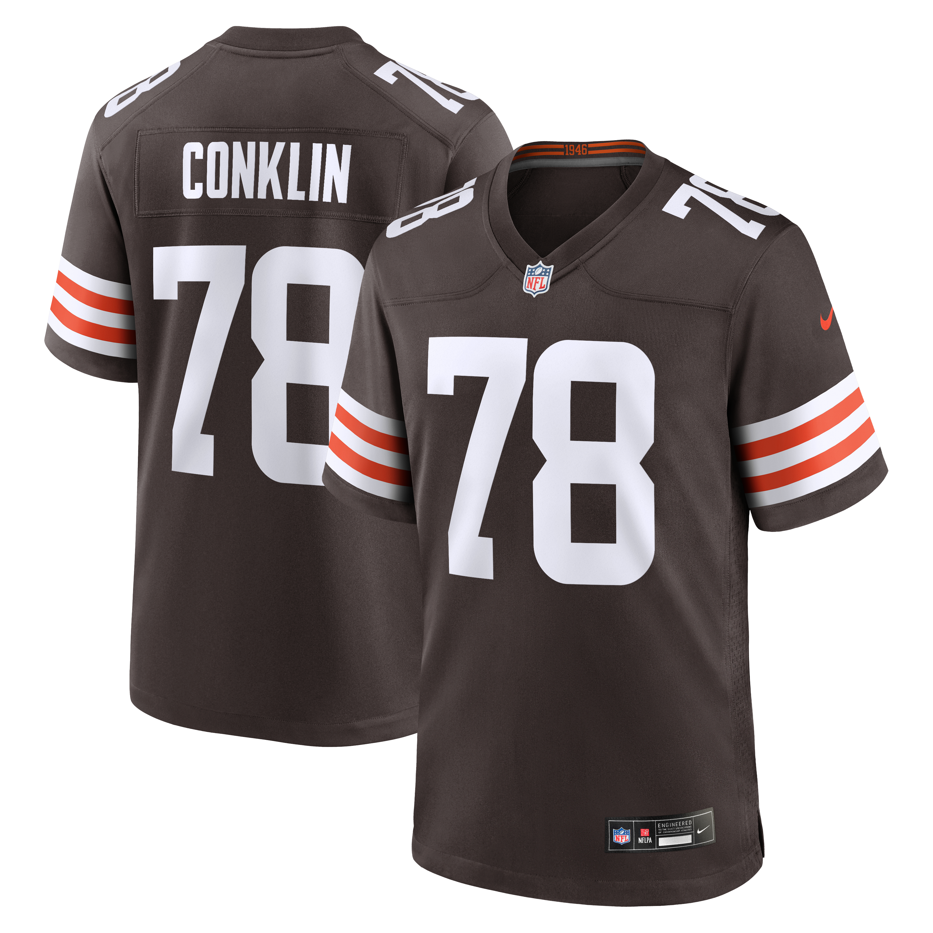 Men's Cleveland Browns Brown Game Jersey