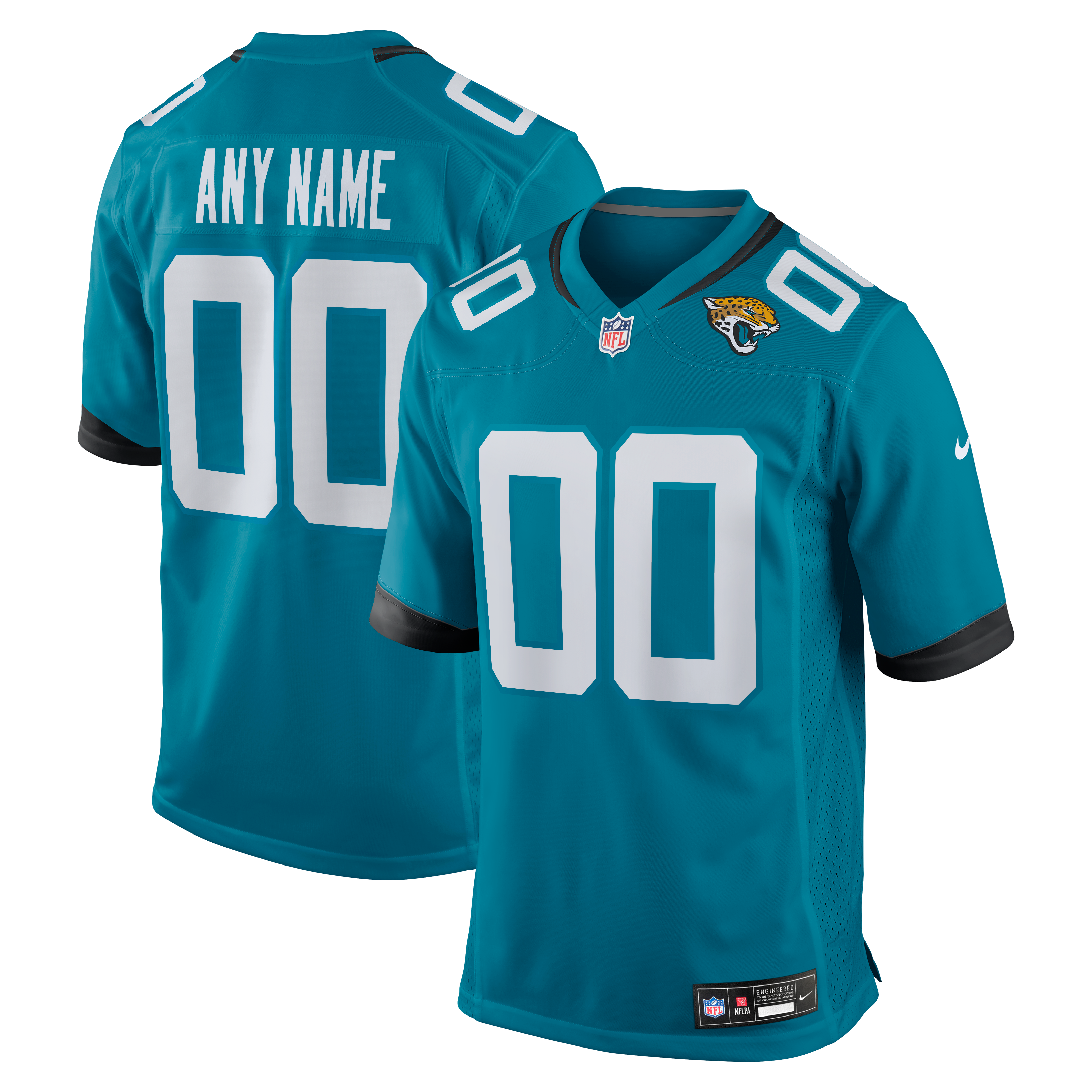 Men's Jacksonville Jaguars Teal Game Jersey