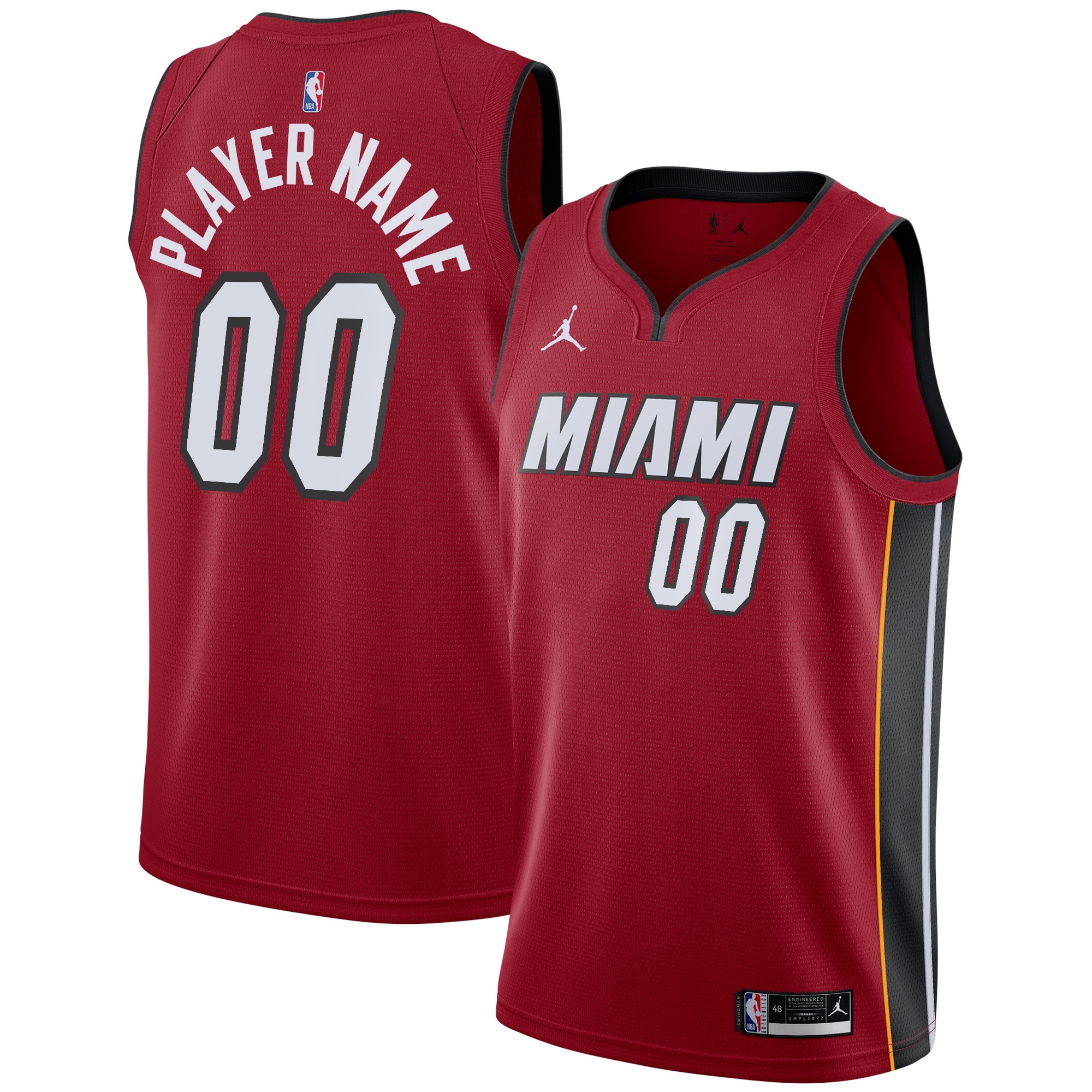 Men's Miami Heat Red Statement Swingman Jersey