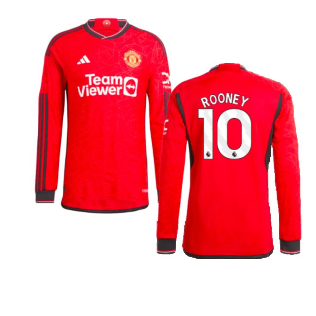 Women's Man Utd 2023/24 Home Long Sleeve Jersey