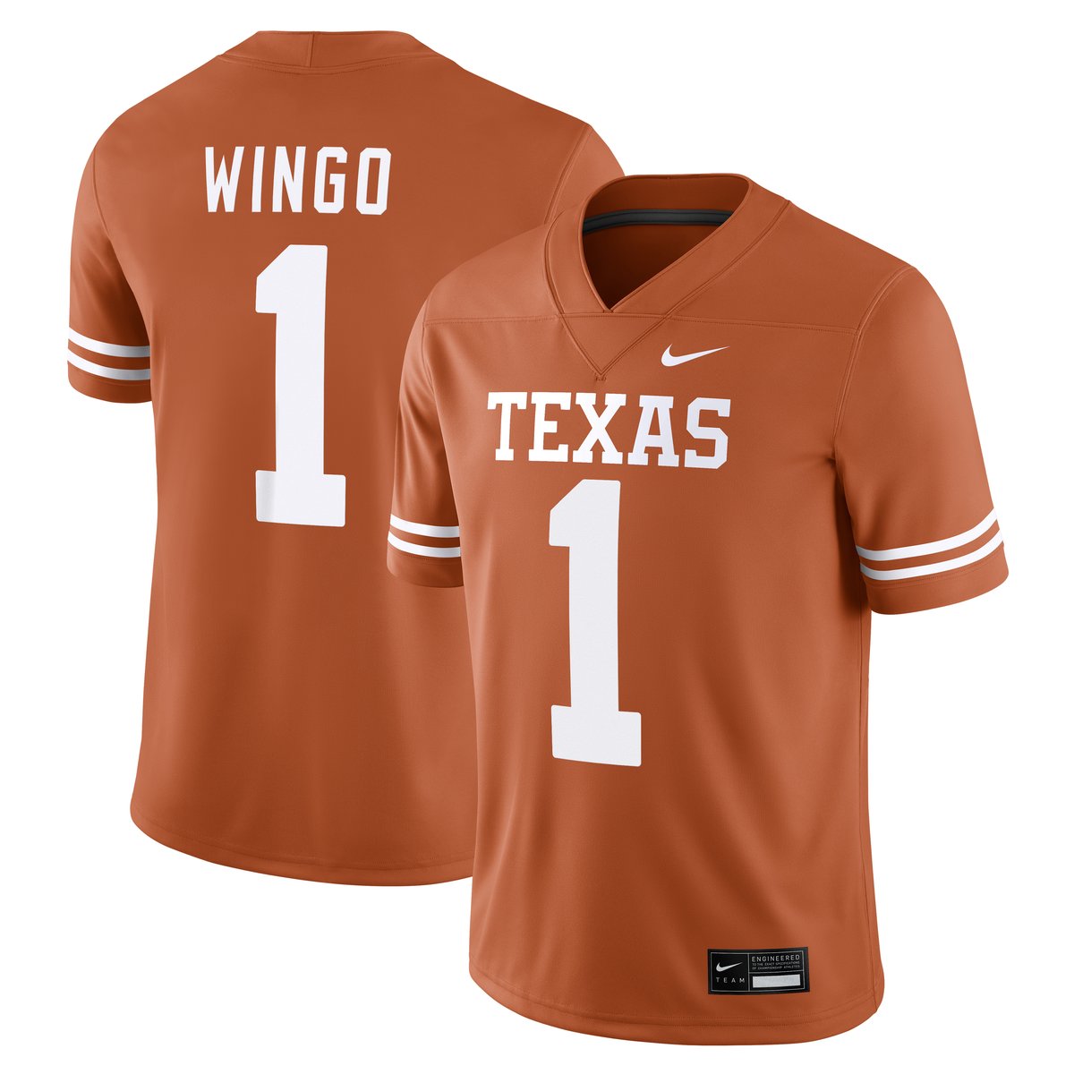 Women's Wingo Texas Longhorns Orange Game Jersey