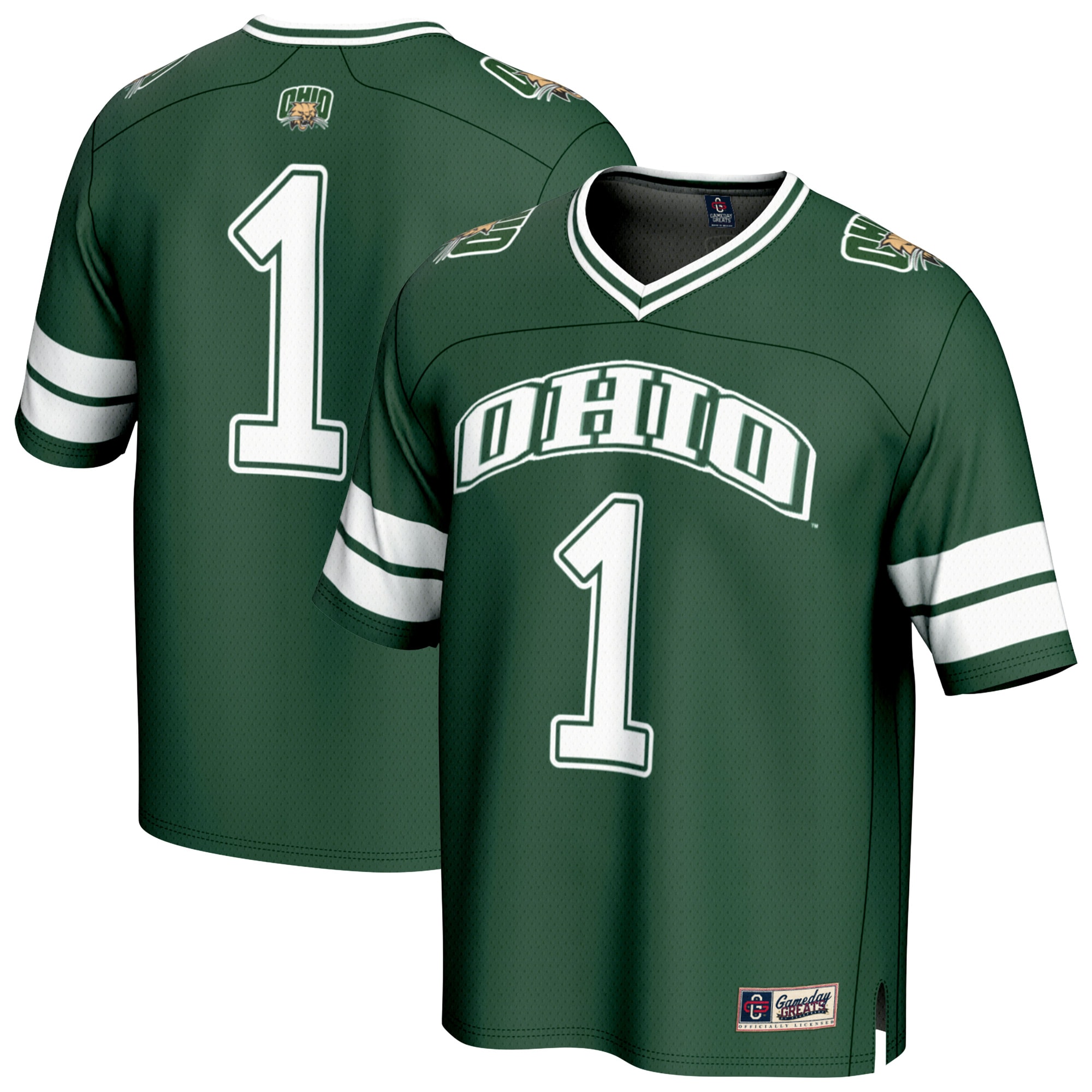 Women's Ohio Bobcats Green Fashion Jersey
