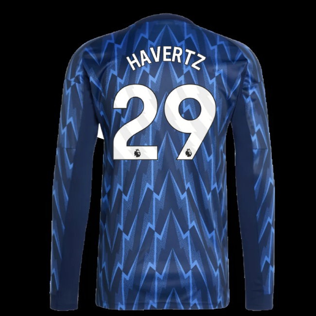 Men's Arsenal 2025/26 Away Long Sleeve Jersey