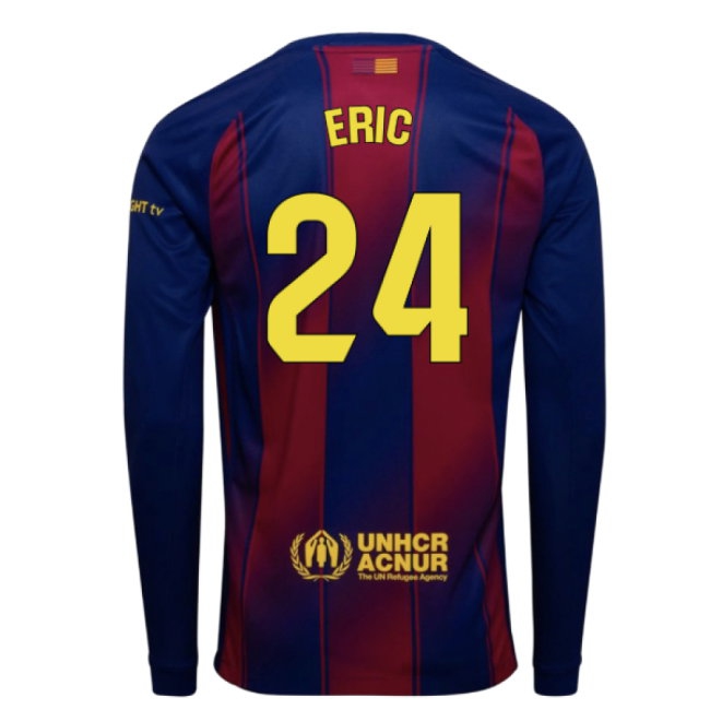 Women's Barcelona 2025/26 Home Long Sleeve Jersey
