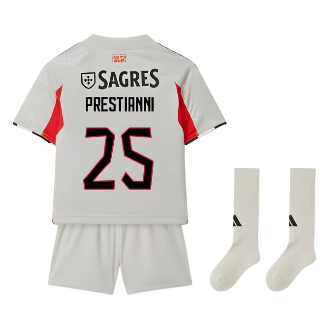 Kids' Benfica 2025/26 Away Kit