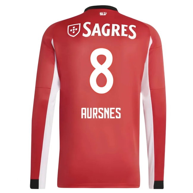 Kids' Benfica 2025/26 Home Long Sleeve Jersey