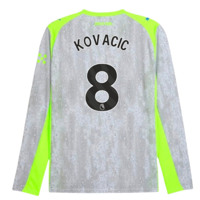 Kids' Man City 2025/26 City Long Sleeve Jersey