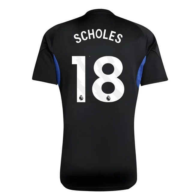 Kids' Trainings MAN UTD 2025/26 Black Training Jersey