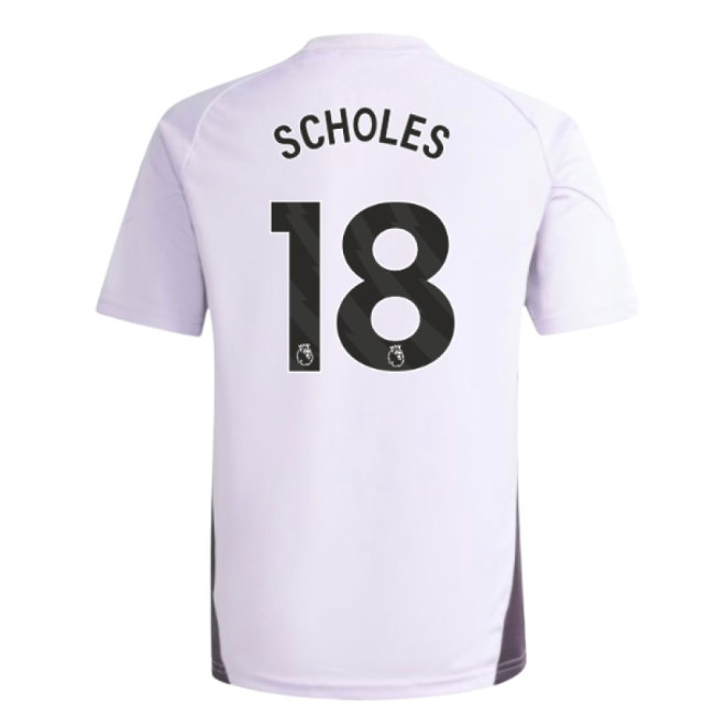 Kids' Trainings MAN UTD 2025/26 Purple Training Jersey