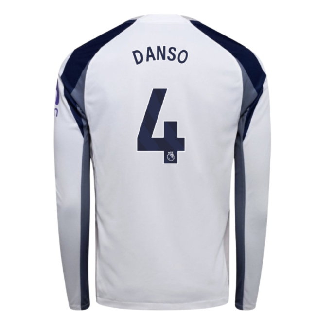 Men's Tottenham 2025/26 Home Long Sleeve Jersey