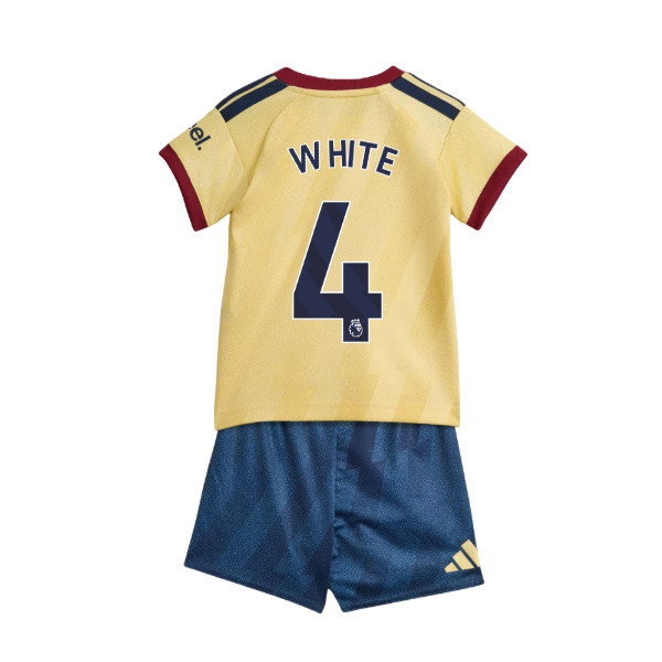 Kids' Arsenal 2026/27 White Third Kit