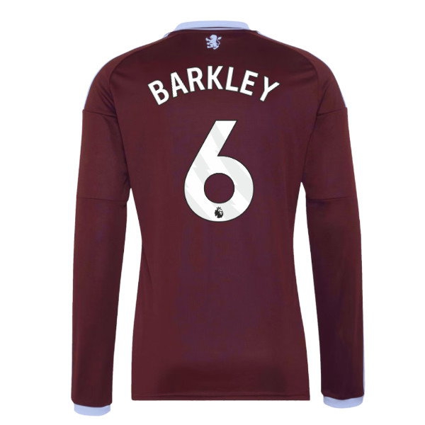 Kids' Aston Villa 2026/27 Home Long Sleeve Jersey