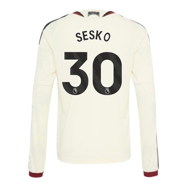 Kids' Man Utd 2026/27 Third Long Sleeve Jersey